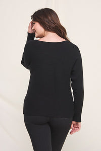 Carson Black Sweater