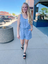 Cadence Denim Romper