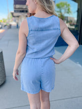 Cadence Denim Romper