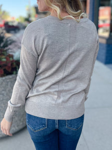 Maggie Taupe Sweater