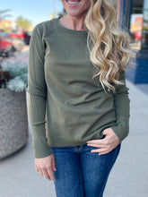 Tessa Olive Sweater