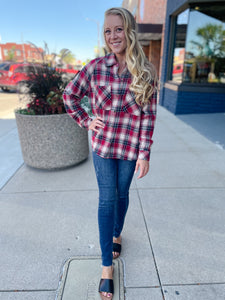 Grace Plaid Top