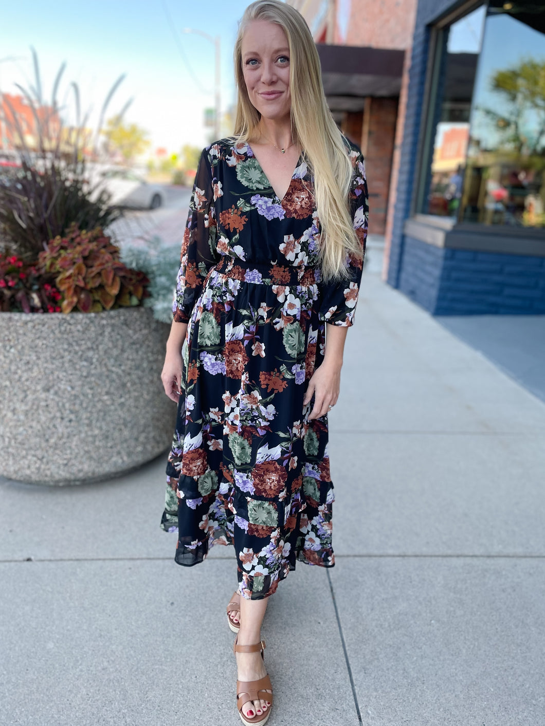 Nicole Floral Dress