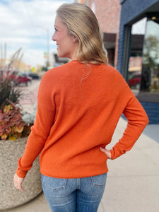 Arella Orange Sweater