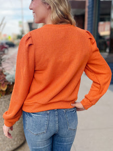 Macy Orange Sweater