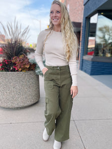 Henda Olive Pants