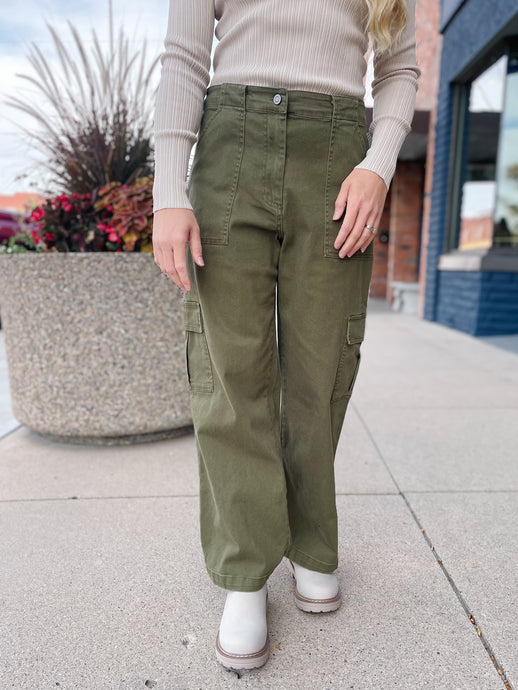 Henda Olive Pants