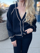 Darci Black Cardigan