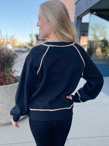 Darci Black Cardigan