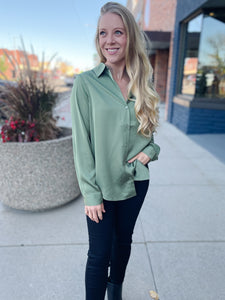 Mika Olive Top