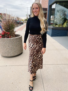 Jemma Leopard Skirt