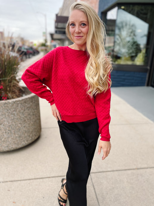 Madelyn Red Sweater