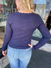 Ashley Navy Sweater