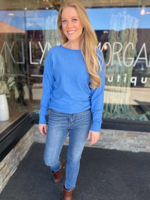 Rachel Blue Sweater