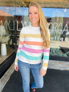 Caroline Color Block Sweater