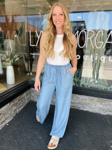 Brenley Chambray Pants