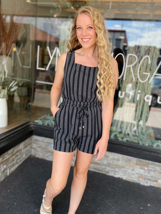 Rhonda Striped Romper
