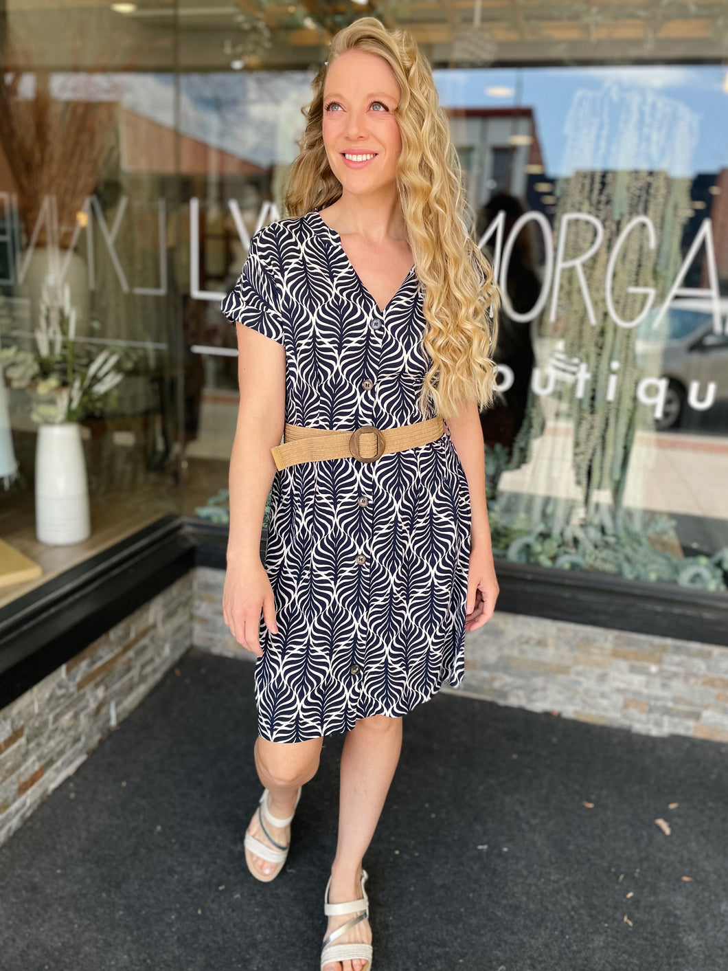Tracie Print Dress