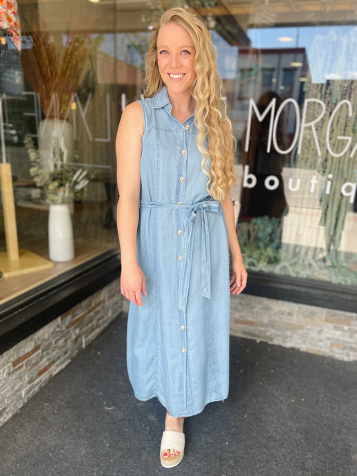 Mary Chambray Dress