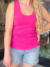Joyce Magenta Sweater Tank