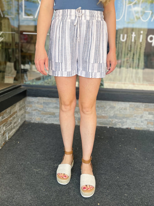 Joan Navy Shorts