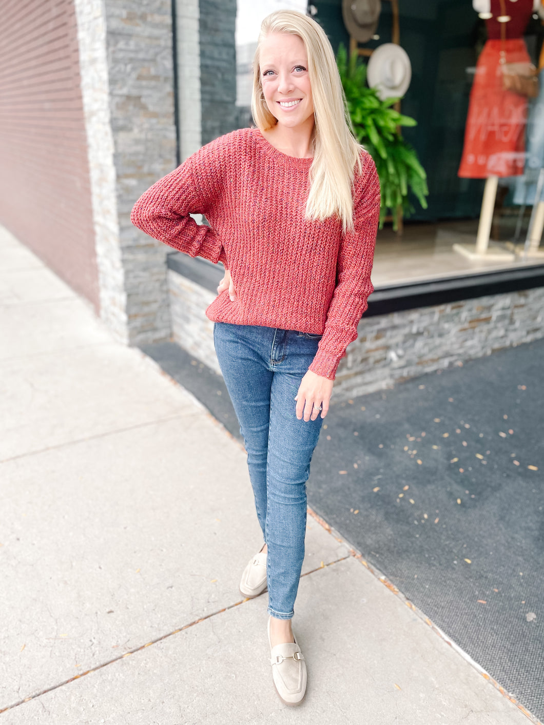Noah Rust Sweater