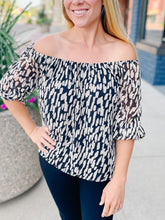 Camilla Abstract Print Top