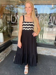 Solana Black Dress