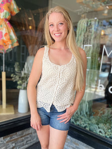 Lettie Crochet Top