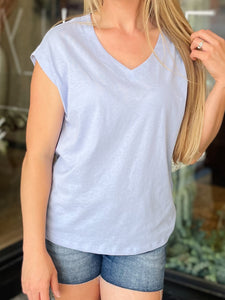 Paige Blue Top