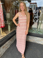 Tabitha Striped Crochet Maxi