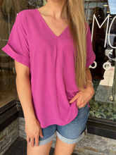Clara Magenta Top