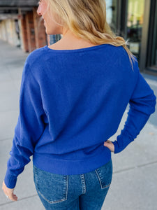 Jaylene Blue Sweater