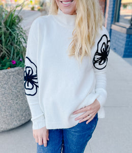 Davis Floral Sweater