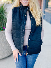 Randie Black Vest