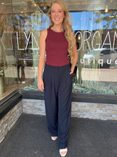 Laynee Navy Wide Leg Pants