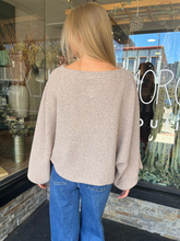 Gabby Boat Neck Poncho Top