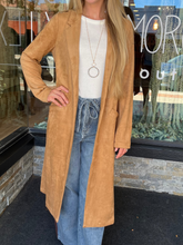 Savannah Faux Suede Duster