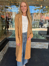 Savannah Faux Suede Duster