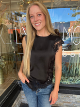 Kendra Mixed Lace Top