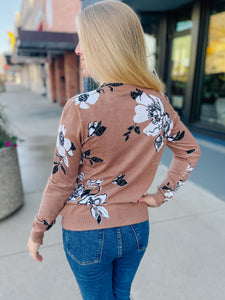 Pierce Floral Sweater