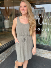 Zoe Khaki Dress