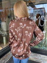 Kayce Horse Print Shirt