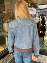 Kassi Faux Suade Denim Jacket