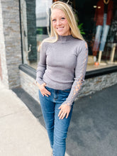 Joanna Lace Up Sweater