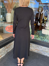 Astrid Black Midi Dress