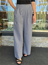 Evie Side Tie Wide Leg Pants