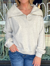 Deanna Half Zip Sweatshirt