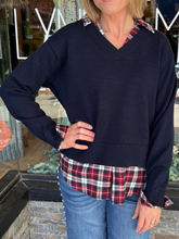 Melinda Mixed Layered Sweater