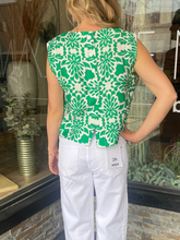 Jennifer Green Print Top